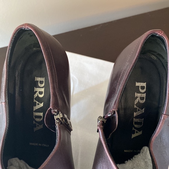 PRADA ANKLE BOOT LEATHER - Picture 6 of 7